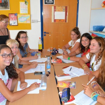 English Sunny School of Cyprus students in the classroom